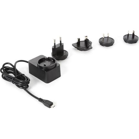 Chargeur Universel Avec Connexion Micro Usb - 5 V - 2 5 A Avec 4 Fiches De Voyage (1/6)