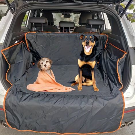 Protection Coffre Voiture,Protege Coffre Voiture Chien 180x105cm,Housse Voiture Chien Avec Protection Latérale,Antidérapante Et Imperméable,Pour Petit (1/5)