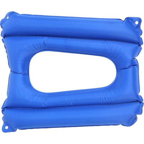 Ahlsen Cojín inflable antiescaras para asiento de inodoro, cojín para taburete plegable impermeable, cojín de aire inflable transpirable y cómodo (1/5)