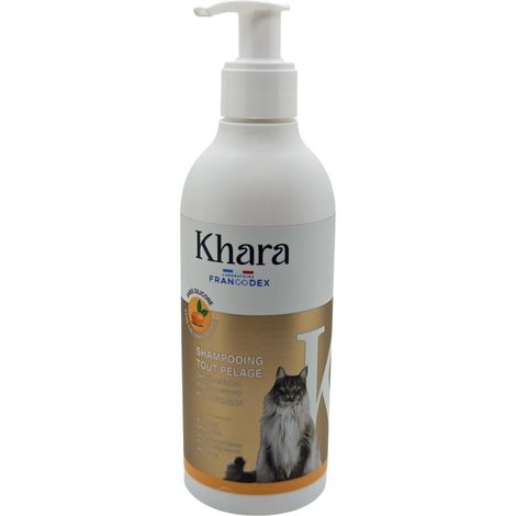 Shampooing Khara Tout Pelage à l'Huile d'Argan - Chat - 250 ml - Francodex (1/3)