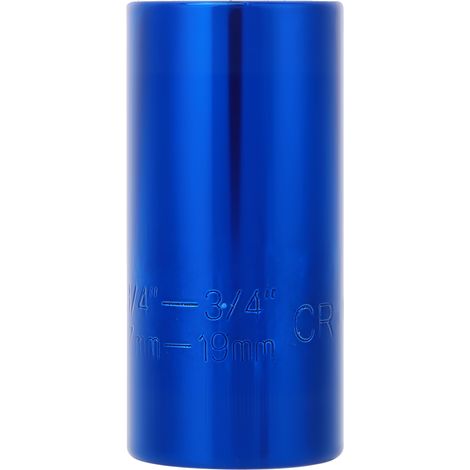 Douille universelle 1/4 pouce à 3/4 pouce + bielle en acier CR-V 3/8 pouce pour l'industrie automobile (bleu) (1/5)
