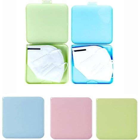 Set mit 3 wiederverwendbaren und tragbaren Aufbewahrungsboxen aus Kunststoff, staubdicht (1/4)
