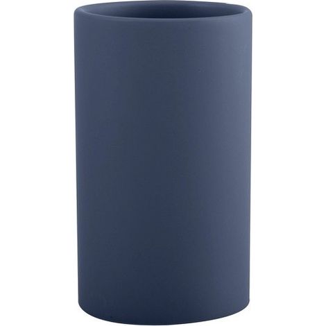 Gobelet Céramique TUBE-MATT Bleu Foncé mat Spirella (1/2)