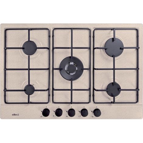 Elleci Style 75 G51 Avena Empotrable 75 cm Gas 5 Quemador(es)