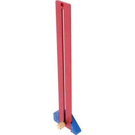 Règle de menuisier 270mm en aluminium, outil de traçage précis pour marquage et mesures angulaires (1/5)