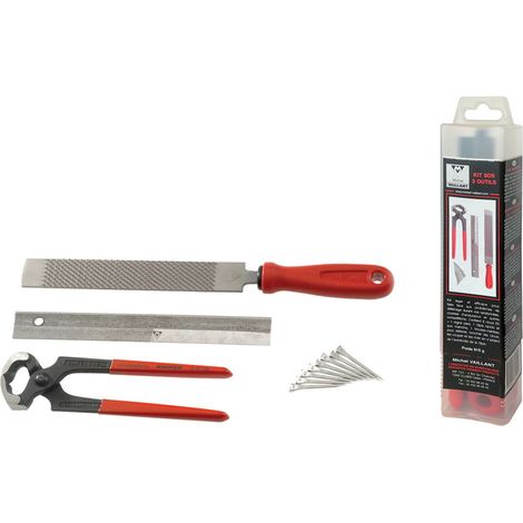 Kit mascalcia per ferratura da viaggio