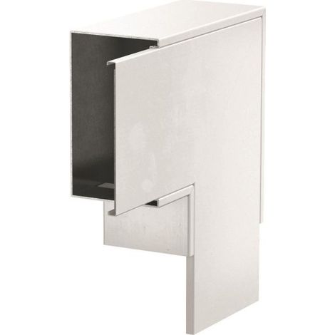 OBO Bettermann Flachwinkel mit Brandschutzgewebe 350x350x120 Stahl pulverbeschichtet reinweiß RAL 9010, 7218072 (1/2)