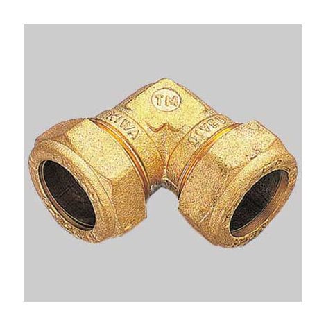 RACCORDO CURVO DOPPIO CON OGIVA OTTONE 12 x 12 TIEMME