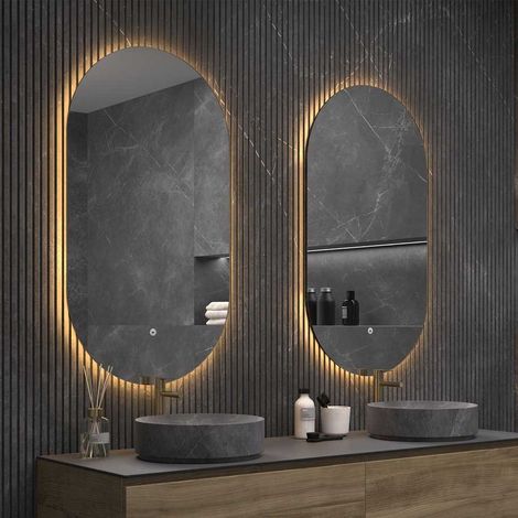 Espejo Led Dili Sistema Antivaho 50X90 - Aquore