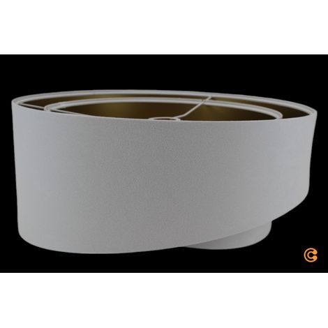 [GEBRAUCHT] B-Ware Euluna Chloe Lampenschirm Deckenlampenschirm Lampen Schirm Lampe Weiß Gold ø50cm