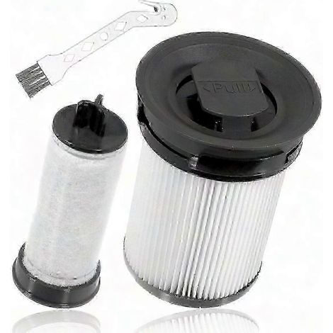 Lot de 2 filtres HEPA de rechange Miele Triflex HX1 compatibles avec aspirateur balai sans sac (1/5)