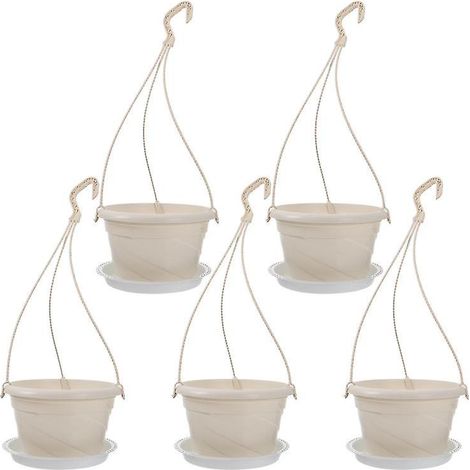 Ensemble de 5 pots de fleurs muraux (1/3)