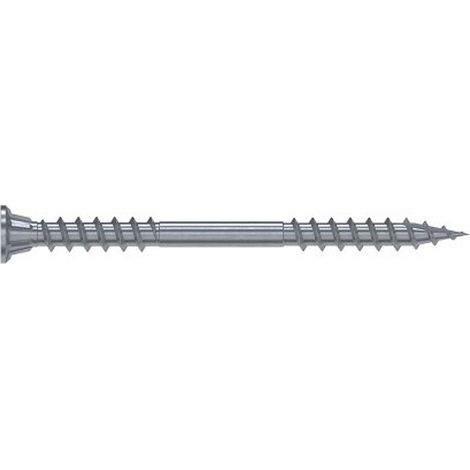 Simpson Strong Tie – Vis à bois tête fraisée 8x48mm – Double filet et filetage partiel – Pointe type 17 – Torx T20 – Boîte de 250 vis traitées Impreg®+