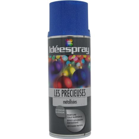 Bombe de peinture Bleu métal