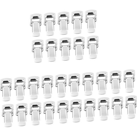 Boîte de rangement verrouillable en acier inoxydable (30 pièces) avec (1/5)