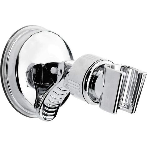 Support de Douche à Rotation 360 °, Ventouse Support de Douche Reglable Sans Percer pour Accessoire Fixation Pommeau Douche Salle de Bains (1/5)