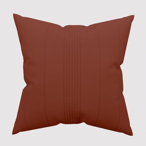 Housse de coussin 40x40 cm ADELE brique, par Soleil d'Ocre (1/4)