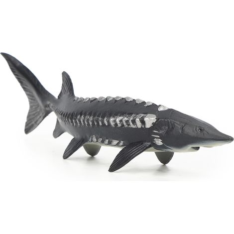 Modèle Poisson D Esturgeon - En Plastique - Décoration Intérieure Et Studio Photo - 15,5 x 3 x 4,5 cm - 1 Pièce (1/5)