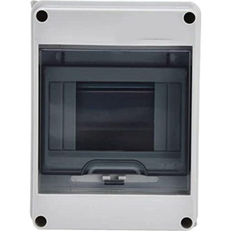 Coffret Electrique Etanche IP65 - 5 Modules - Boitier de Jonction Exterieur - 100 x 150 x 90 mm - 1 Unite (1/4)