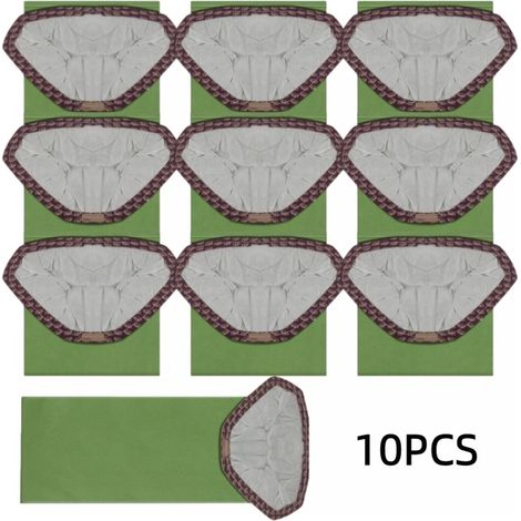 Sacs à poussière pour aspirateur - Lot de 10 - Pour aspirateurs ProTeam 6 pintes - 107314 - Paquet de rechange - Col triangulaire ouvert (1/5)