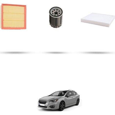 Kit tagliando 3 filtri compatibile con Subaru Impreza V 2.0i 113kw dal 2016 (1/4)