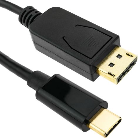 BeMatik - Câble USB 3.1 C mâle vers DisplayPort mâle Convertisseur vidéo 4K Ultra HD 60Hz C20CH 1.8m (1/5)