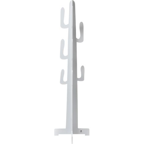 Appendiabiti da terra cactus in legno bianco h160cm Texas