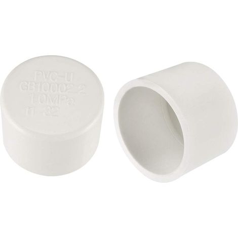32mm PVC Raccord Bouchon tuyau Embouts fermeture externes 2Pcs (1/3)