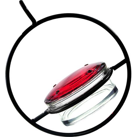 Belle mangeoire à colibris ronde suspendue pour extérieur en plastique 1 pièce (1/5)