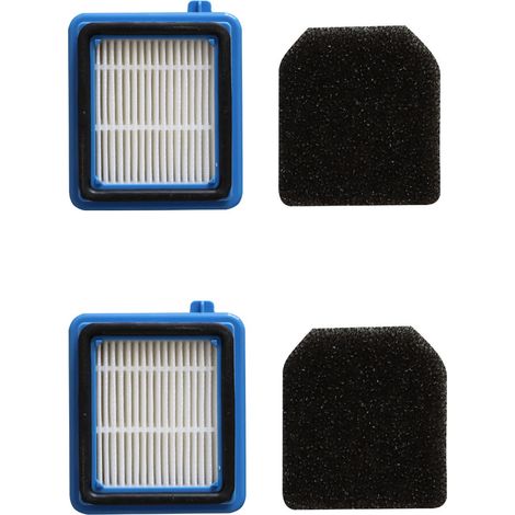 Filter Zubehör für AEG QX7 QX6 QX8-2 Staubsauger, Ersatzfilter für AEG ASKW1 Filter mit 2 Vormotorfilter, 4 Hygienefilter Waschbar, 1 Reinigungsbürste (Kit 2) (1/3)