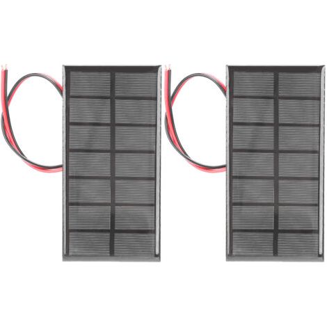 Mini Panneau Solaire, Effet de Faible luminosité pour les Lumières Solaires, les Chargeurs, les Jouets, L'artisanat Spécial, la Prévention du Vent et de la Neige (1/5)