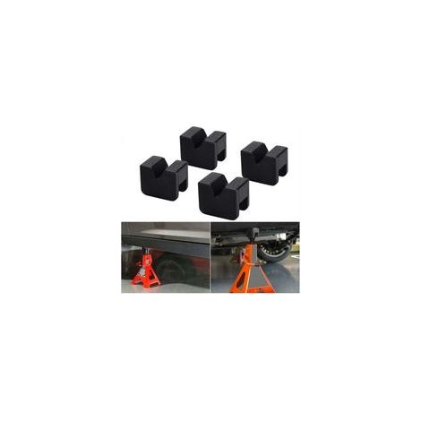 Coussinet en caoutchouc pour cric 4 pièces 63×50×44mm pour cric Coussinet en caoutchouc universel pour voitures/SUV Robuste et pratique