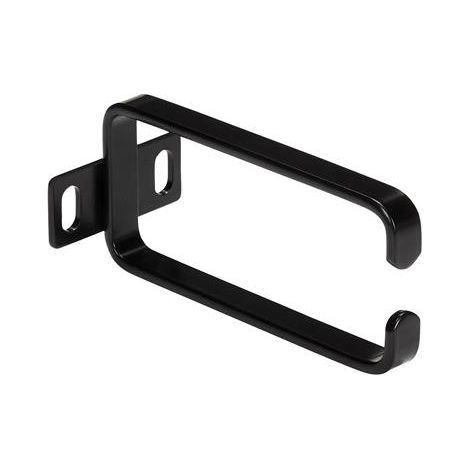 StarTech.com Anneau Métallique Gestion de Câbles Vertical pour Racks de Serveur 1U - 4,5 cm x 10 cm - Anneau pour câble - Noir - Acier - 1U - CE - 45 mm (CMHOOK1UN) (1/3)
