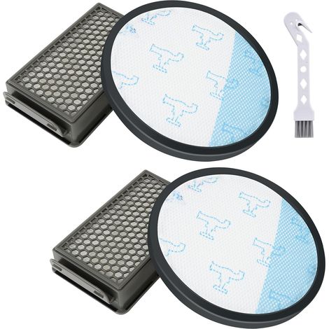 Lot de 2 filtres de rechange pour aspirateur Rowenta RO4811EA RO4823EA RO4825EA RO4826EA RO4853EA RO4855EA RO4859EA RO4871EA Compact Power XXL (remplace ZR780000) (1/5)