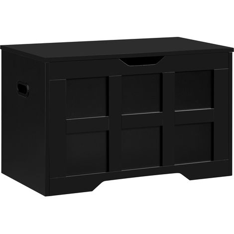 Small Storage Ottoman, Black (1/5)