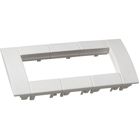 Support d'appareillage 45x45 triple noir pour goulottes alu (GT4539011)