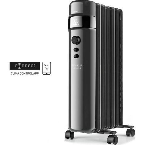 radiatore a bagno d'olio collegato 1500w nero - AGADIR CONNECT 1500 - Taurus Alpatec (1/2)