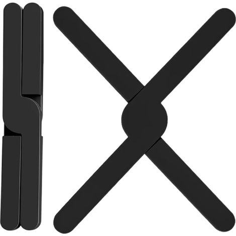 2 Pièces Dessous de Plat Résistant à la Chaleur, Pliable, Support pour Bols, Protège-Poêles, Protection Empilable (1/5)
