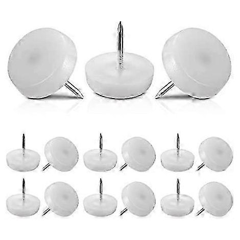Lot de 8 patins de protection pour meubles sur parquet - Patins en nylon pour déplacer tables et chaises, protège-pieds de meubles (1/5)
