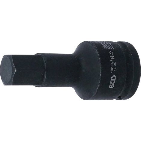 Douille à Embouts à Choc 100 mm - 20 mm (3/4), Six Pans Intérieurs 22 mm - Résistante et Précise - D-Work (1/5)