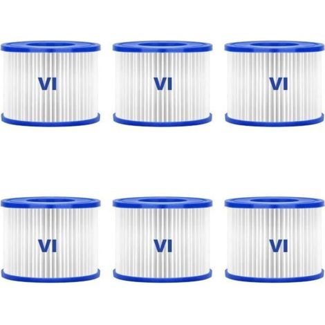Filtre Piscine, 6 Pièces Filtre Spa Type VI pour (1/4)