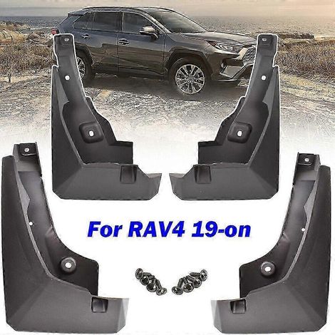 Ensemble de 4 bavettes de protection moulées pour Toyota RAV4 XA50 2019-2023 (1/4)
