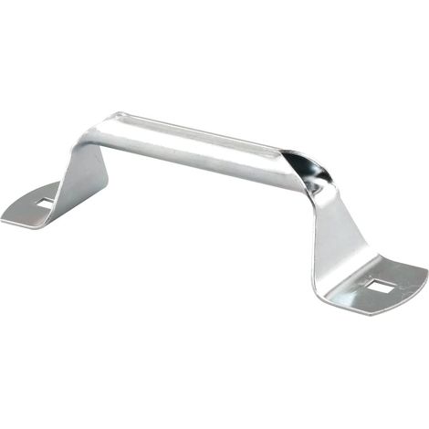 Poignée de levage par le bas de porte de garage 15,2 cm en acier zingué (1/2)