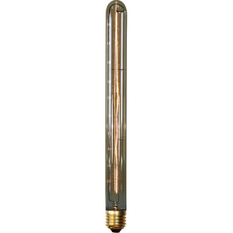 Edison Tube Long filaments Bulb Transparent Brass, Glass, Metal
