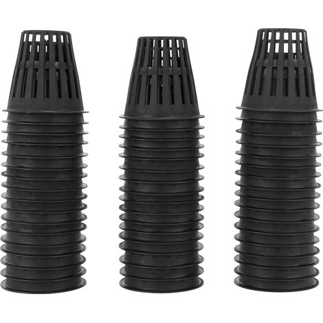 Lot de 50 pots hydroponiques légers et économiques en maille de 5 cm (2 pouces) en plastique pour plantes (1/5)
