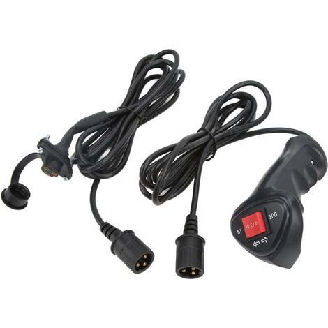 Interruptor de cabrestante eléctrico universal portátil Crezuo para vehículos todoterreno.