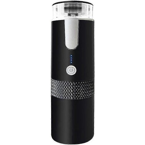 Machine à café électrique sans fil 1200 mAh rechargeable par USB, portable, entièrement automatique, idéale pour les voyages, la voiture et la maison. (1/5)