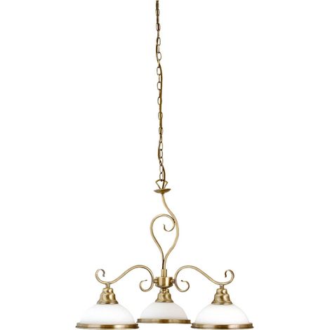 Lampadario classico Elisett Rabalux bronzo 3xE27 60W (1/4)