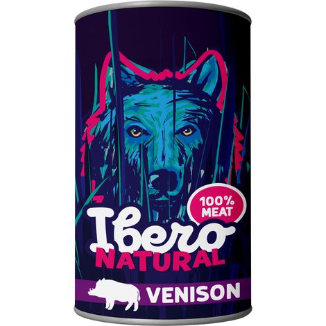 Carne de venado Ibero Natural para perros adultos - con carne de caza 400 g