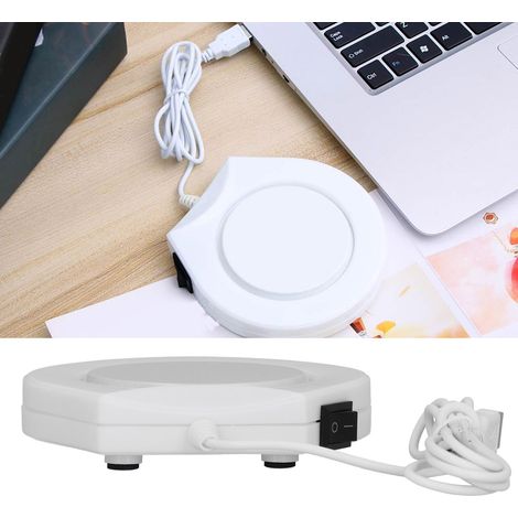 Chauffe-tasse sous vide USB, tapis chauffant pour tasses, dessous de verre ou set de table pour café au lait au bureau. (1/5)